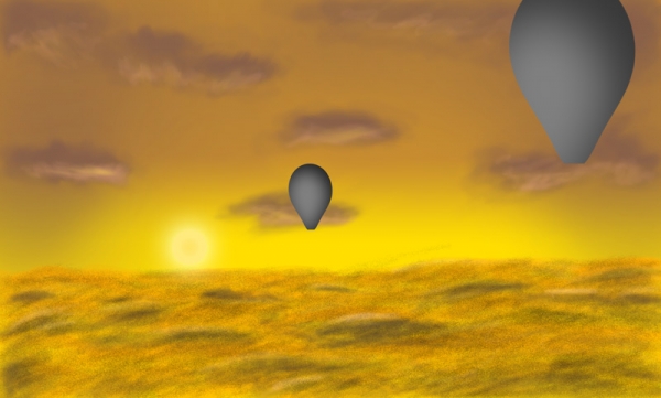 Creation of Desert Balloon Ride: Step 4
